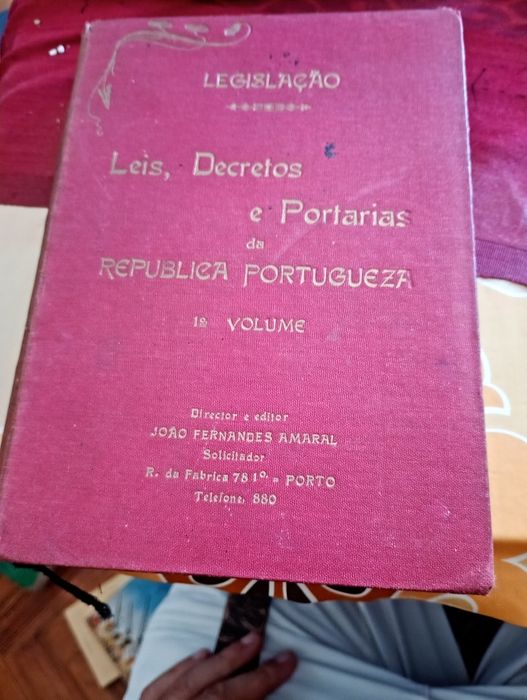 Livros de Direito Antigos muito raros e outros Desde 4E.