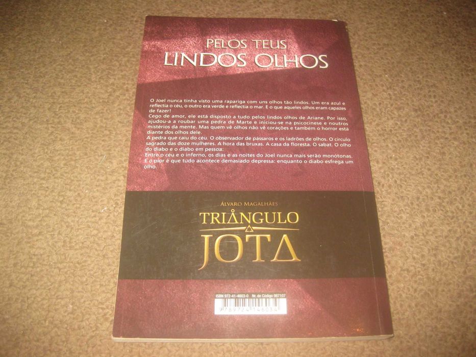 Livro do Triângulo Jota "Pelos Teus Lindos Olhos" de Álvaro Magalhães