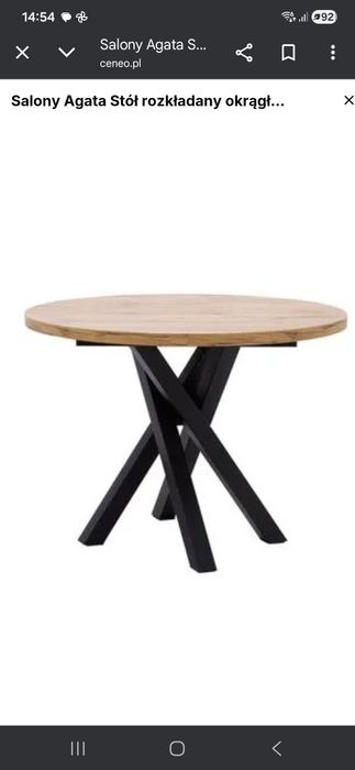 Stół rozkładany kuchenny