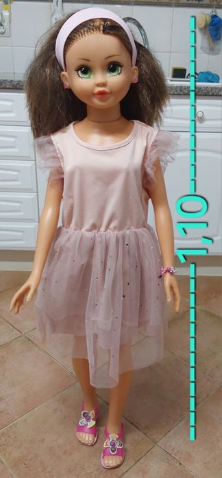 BONECA BONITA,RESISTENTE,ANTIGA 1,10 ALT. Casa,Quarto,Criança,Colecção