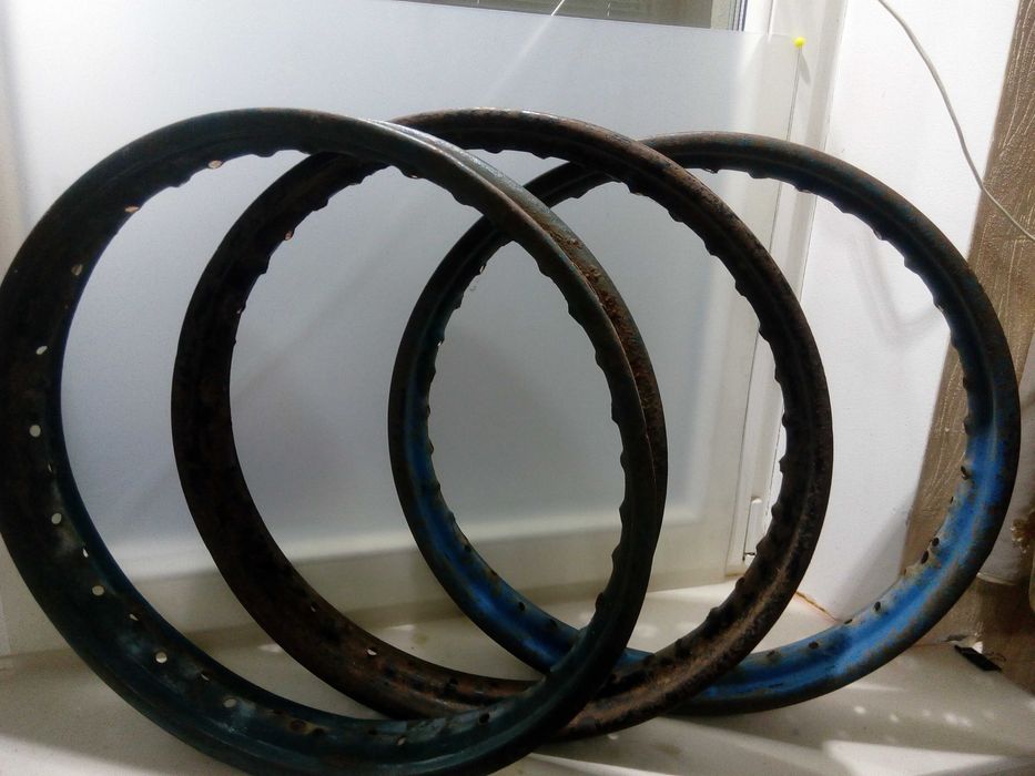 Мото обод диск. МТ, К-750, Днепр, Урал. 3шт