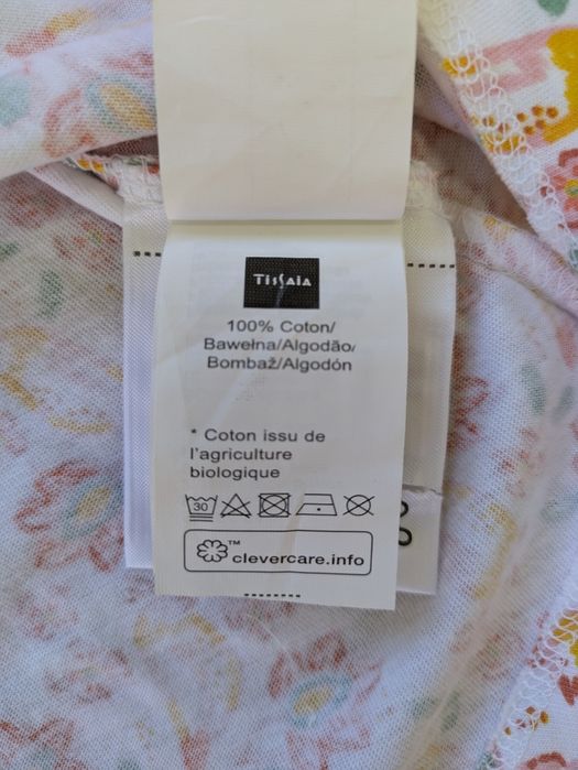 Blusa Menina com passarinhos Algodão, 6 Anos