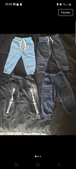 Conjunto de 9 Calças 18 e 24 meses