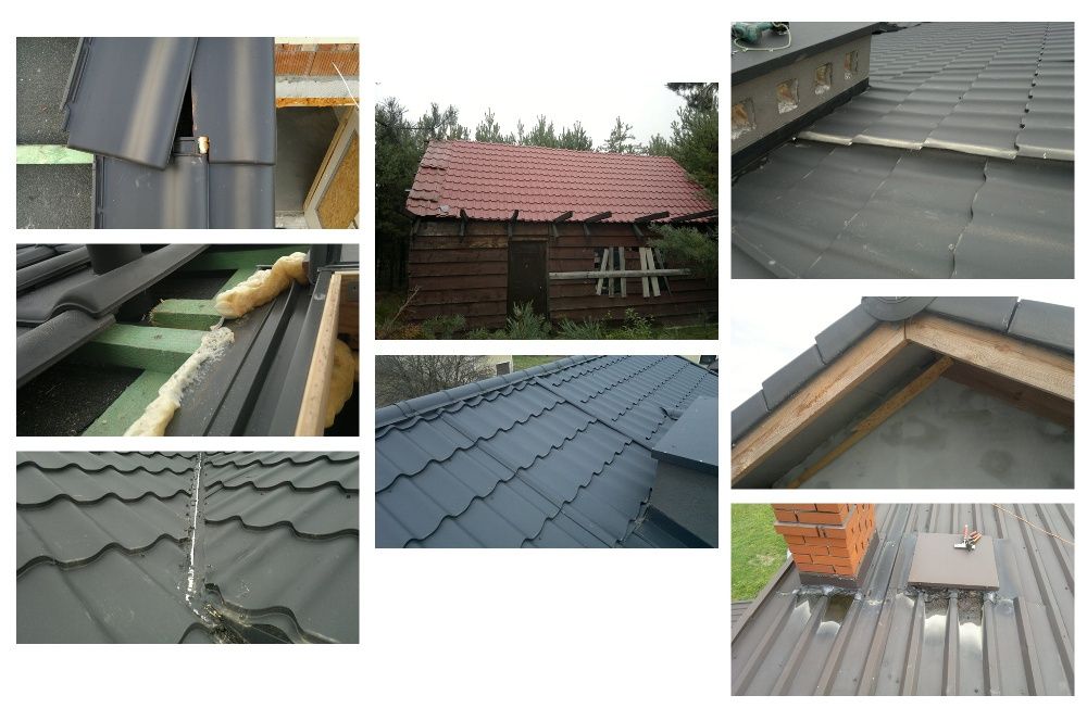 usługi blacharsko dekarskie okna dachowe dekarz papa membrana  blachy