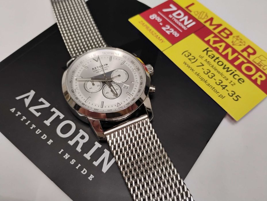 [5325/25] Zegarek Męski Aztorin Sport A065.G317 Komplet!