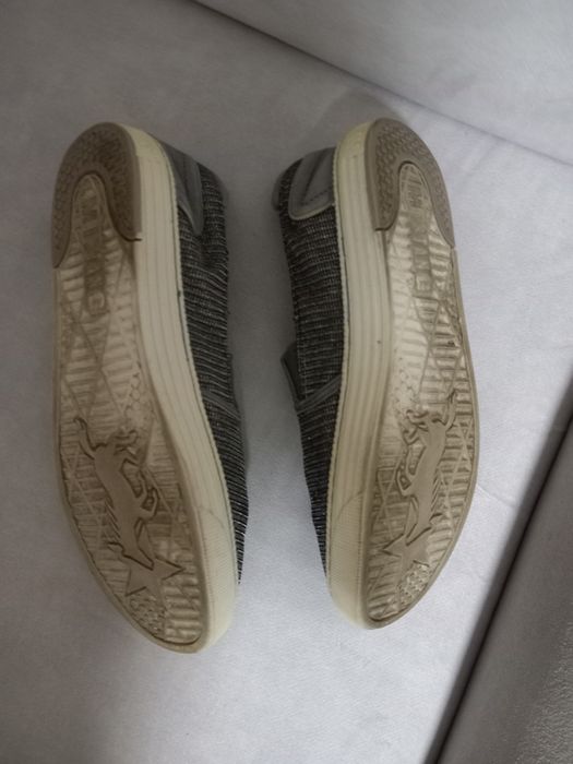 Tenisowki damskie srebrne Mustang