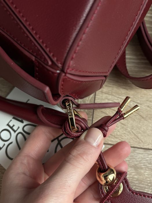Loewe puzzle torebka bordowa