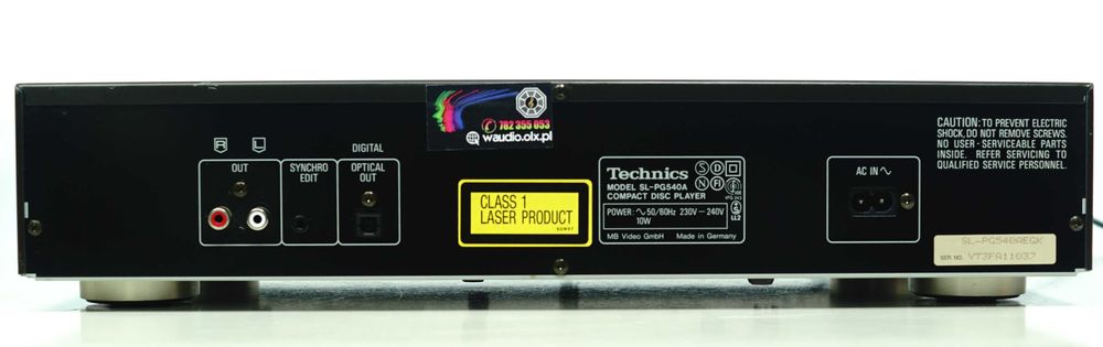Odtwarzacz CD TECHNICS SL-PG540 MASH 4DAC laser Philips CDM4/19