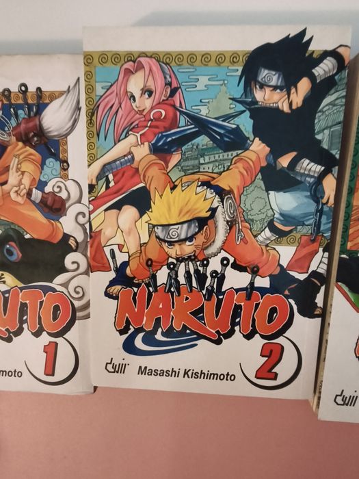 Vendo mangá Naruto do 1 ao 3