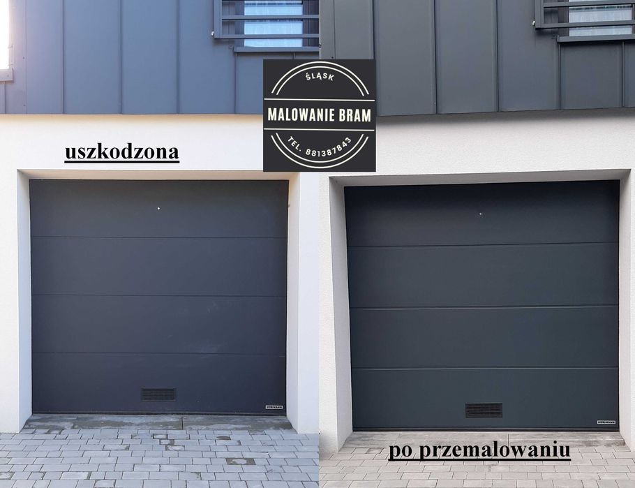 MALOWANIE naprawa BRAMA garażowa segmentowa Wiśniowski MAZOWIECKIE