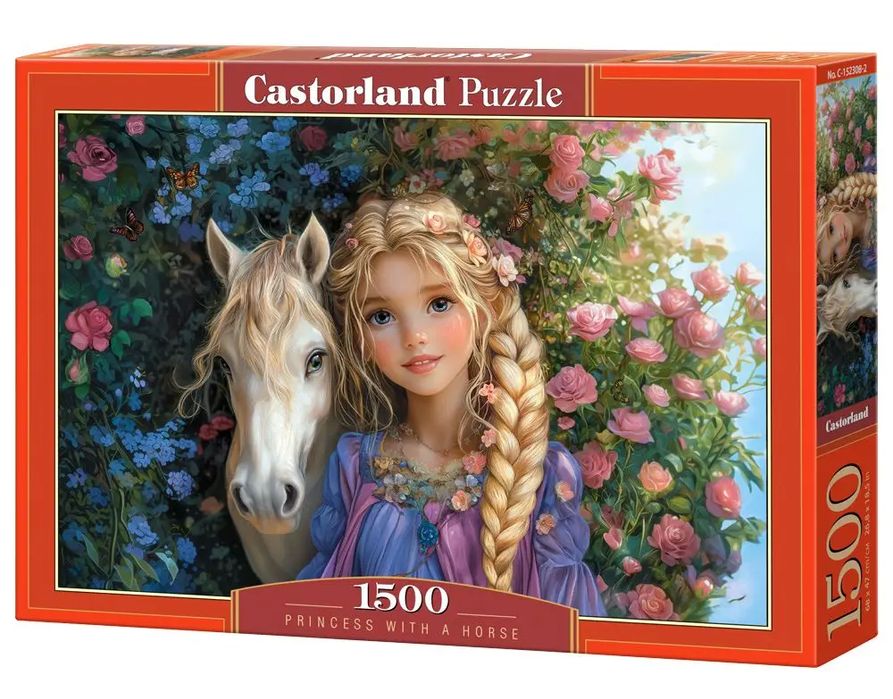 Puzzle 1500 elementów. Księżniczka z koniem. Castorland