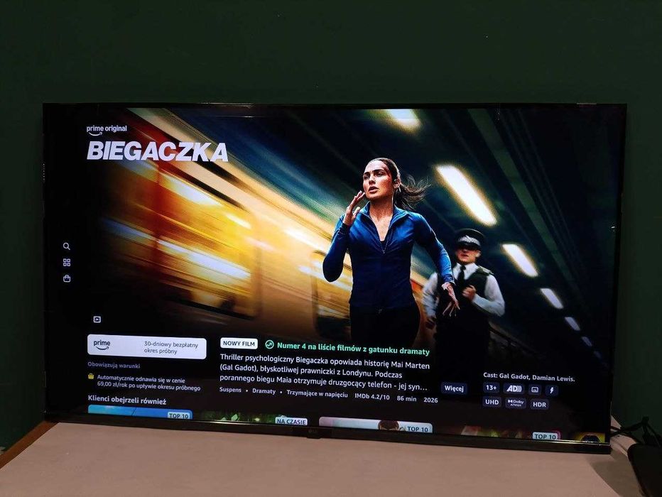 TV LG 43NU800B6LC 43" 4K Smart TV NanoCell (Model 2026) | Stan JAK NOWY | Folie