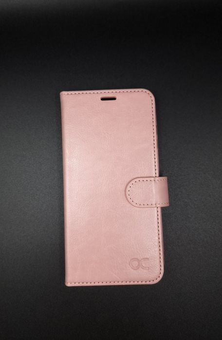 Etui z ekoskóry do Samsung Galaxy S25 5G – różowe