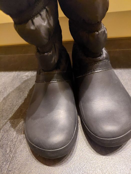Crocs śniegowce w7. 24,24.5cm. Nieprzemakalne. Futerko. Stan bdb