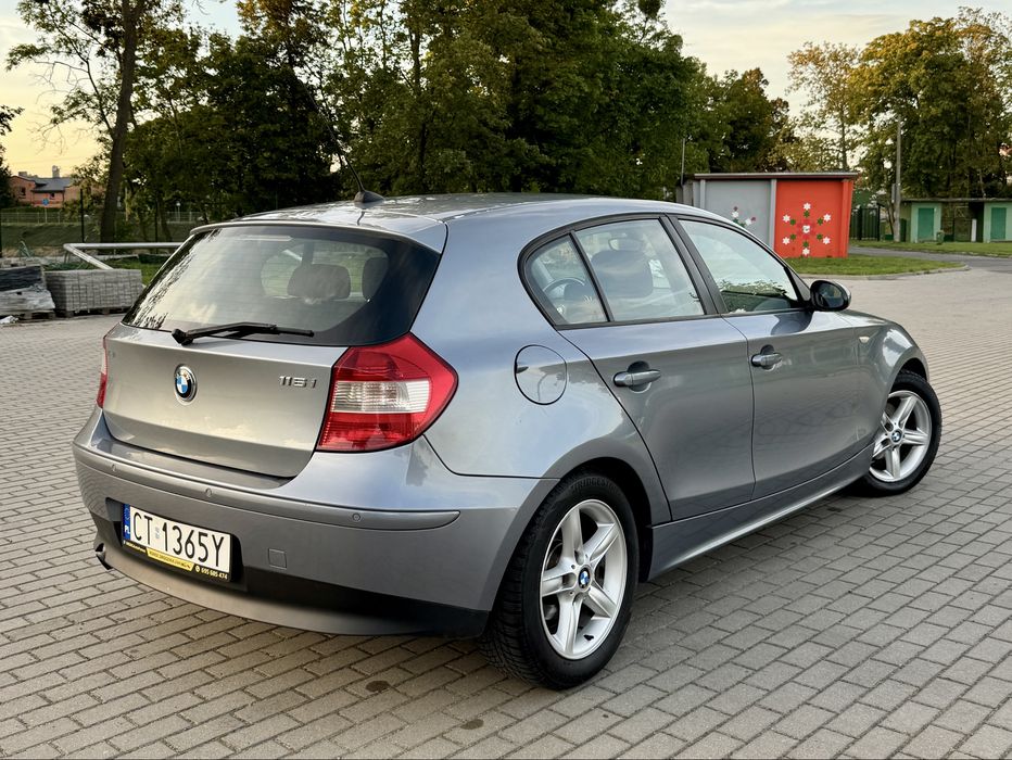 BMW 1 E87 Benzyna, KLIMA, xenon, Alufelgi, zadnabe