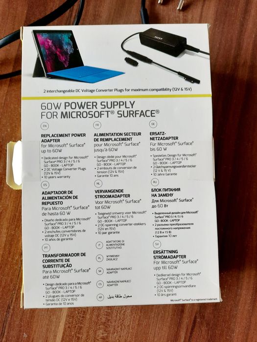 Microsoft Surface Carregador