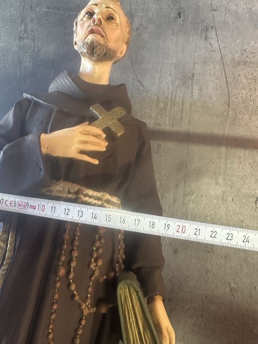 Antyk | Figura Święty Franciszek 61 cm | Włochy ponad 100 lat