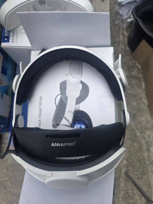 Наголовний ремінець ANNAPRO A3 Max з акумулятором 10800mAh для Meta Quest 3/Quest 3S