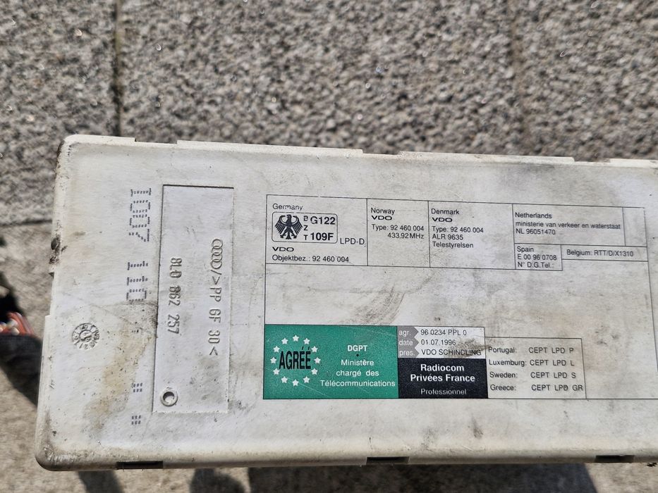 Pompa centralnego modul komfortu audi a4 b5 a3 8l