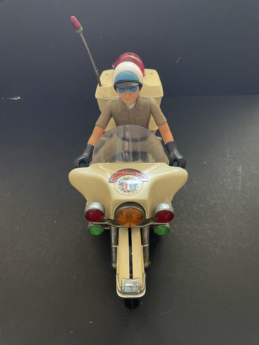 Brinquedo-Motorcycle Police Jumbo Cycle-1984 Rio de Mouro