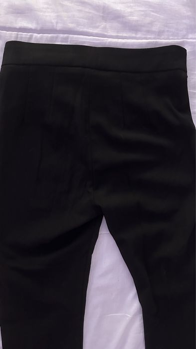 Calças estilo fato em algodão