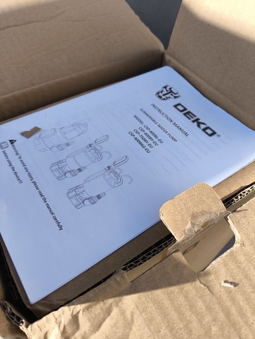 Bomba de água submersível elétrica de 400 W