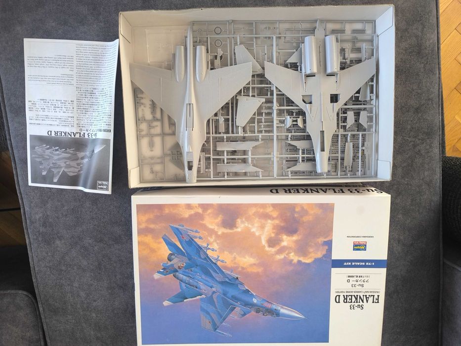 Model samolotu do sklejania su-33 Flanker D