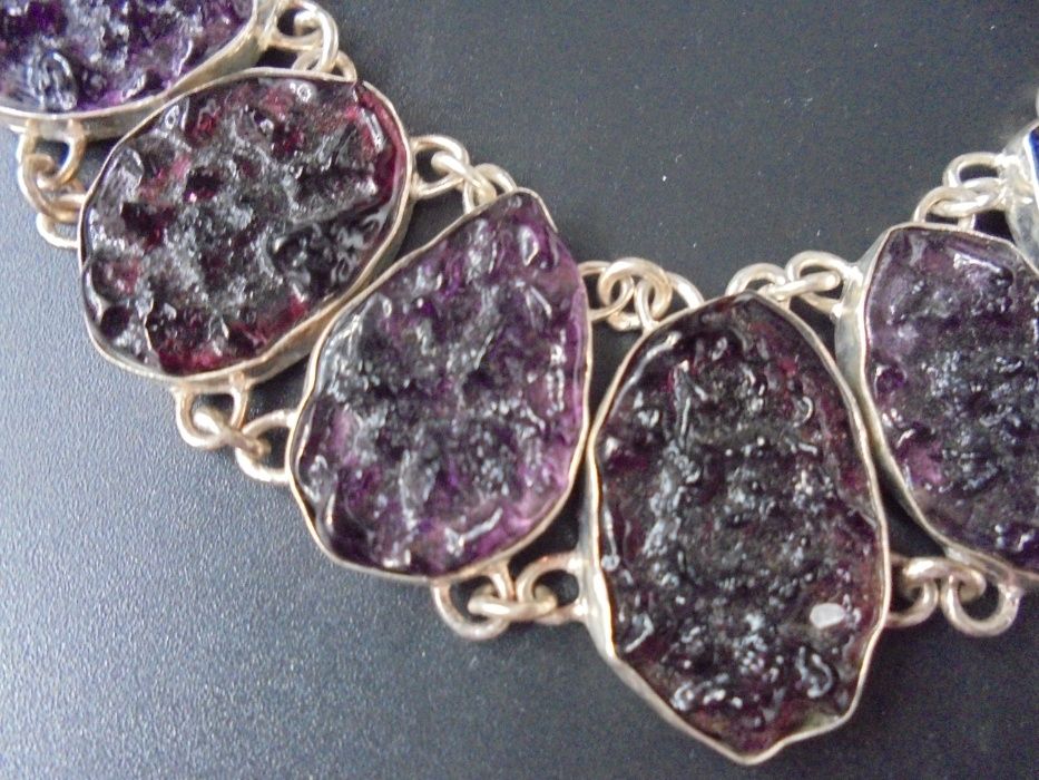 Colar em prata e resina