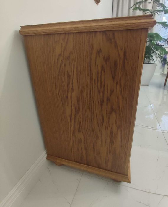 Komoda drewniana dębowa