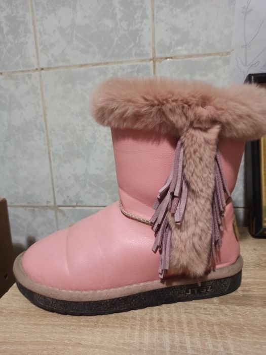 Зимние Сапоги розовые