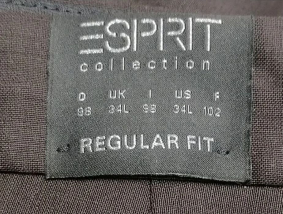 R) ESPRIT męskie spodnie materiałowe long Roz.34