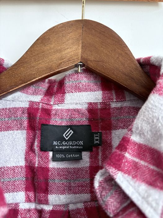 gruba flanelowa koszula w kratę xxl