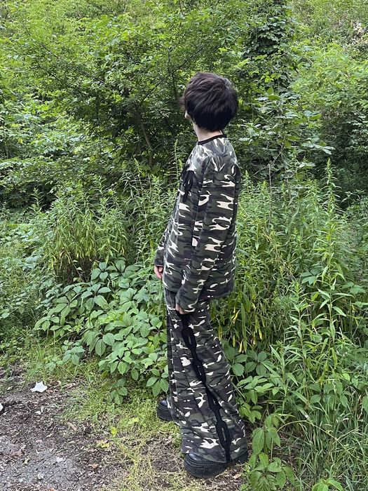 Pants Chains Patch Green Camo/black Light Balenciaga Trackpants