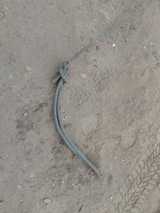 Lina stalowa holownicza 8m 14 mm  grubość liny