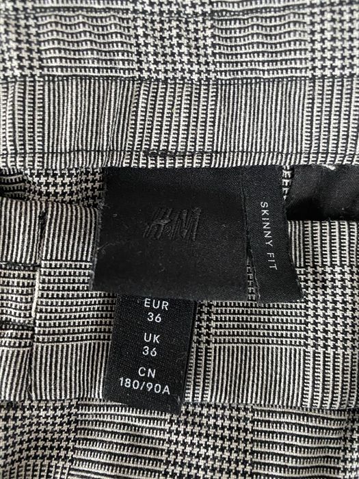 Характеристики Штани H&M 29/30 сірий клітина