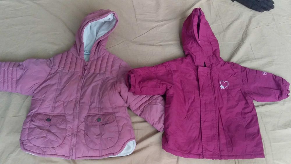 Куртка дитяча для дівчинки-на флісі-зима-Next-2р/92 ;6-12 міс-68-80 см
