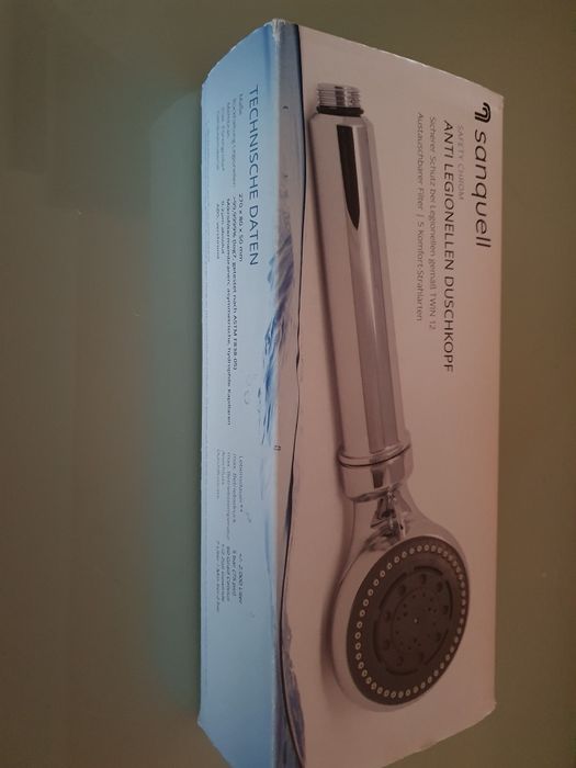 Filtro Legionella cabeça de chuveiro cromo de segurança Tecnologia méd