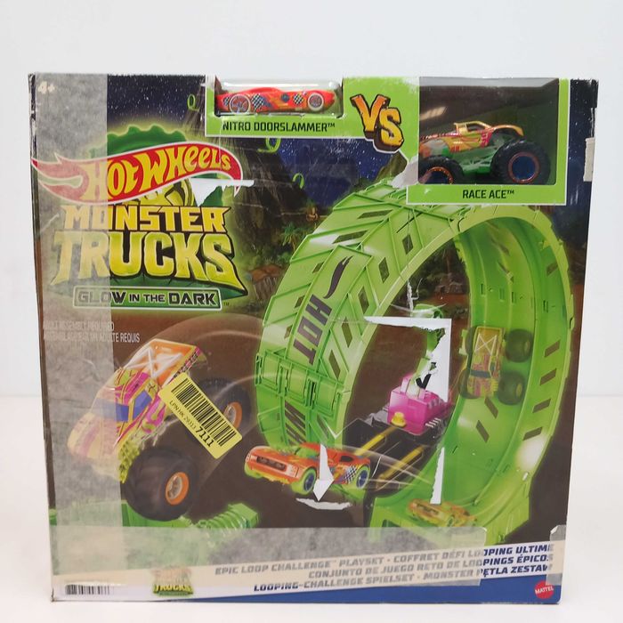 Hot Wheels Monster Trucks Epicka pętla świecąca w ciemnościach HBN02