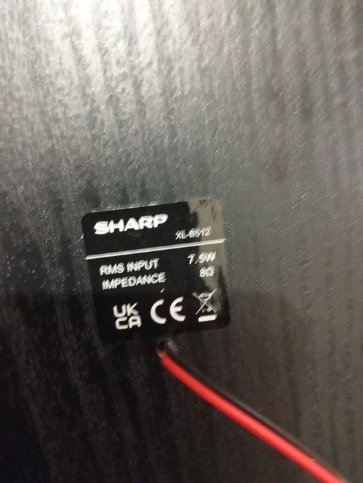 Colunas Sharp 8 ohms