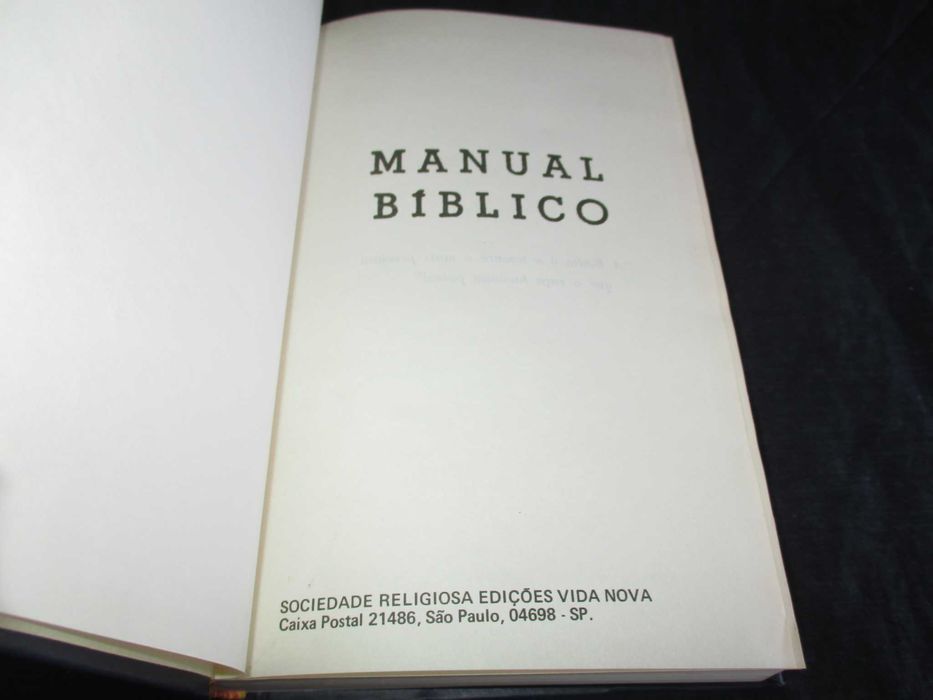 Livro Manual Bíblico Henry H. Halley