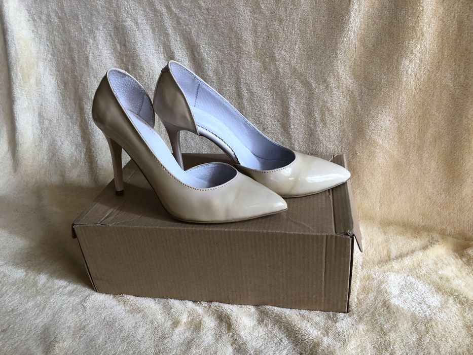 Жіночі, шкіряні лодочки 37 розміру