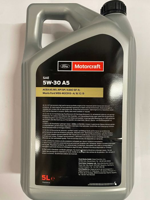 OLEJ FORD motorcraft A5 5W30 5L