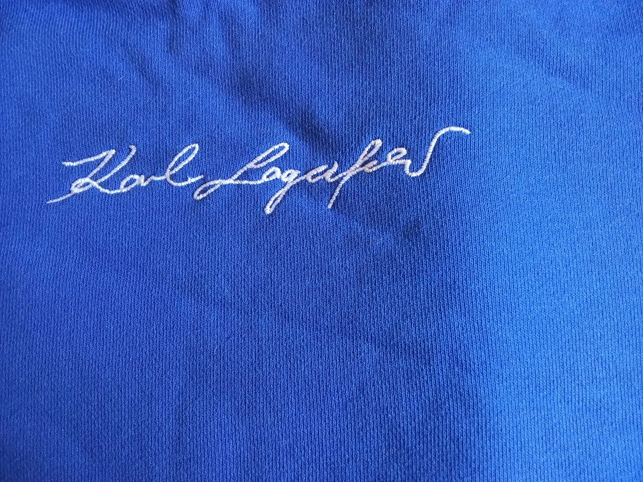 Cropped Sweatshirt Cobalto Karl Lagerfeld