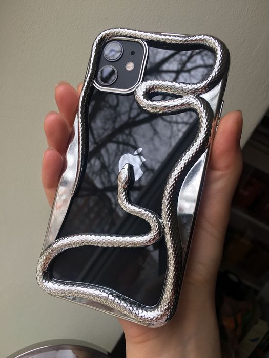 Стильний чохол чехол на айфон змія год змеи iphone 11 сase snake