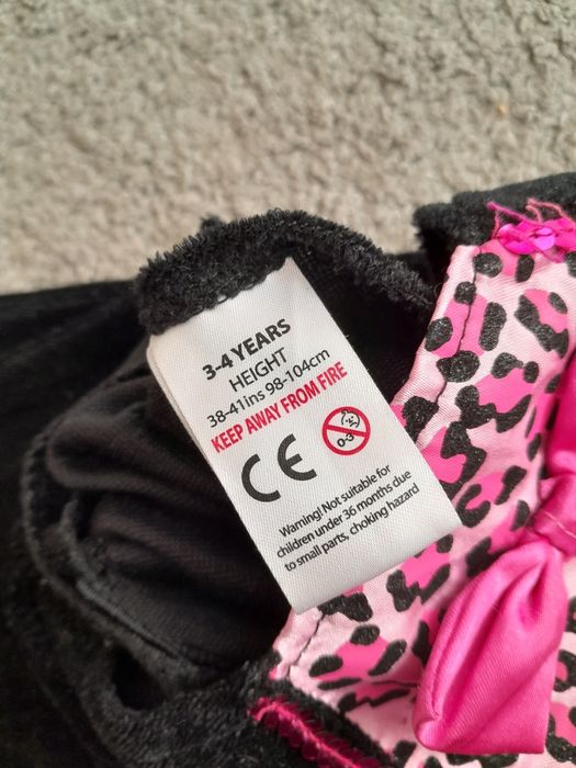 Kot kotek pantera strój przebranie kostium 104 cm