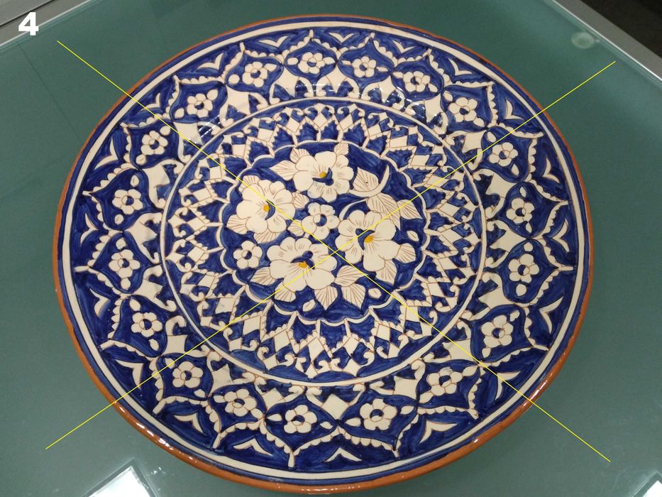 Pratos decorativos artesanais, Olaria Domingos Eurico