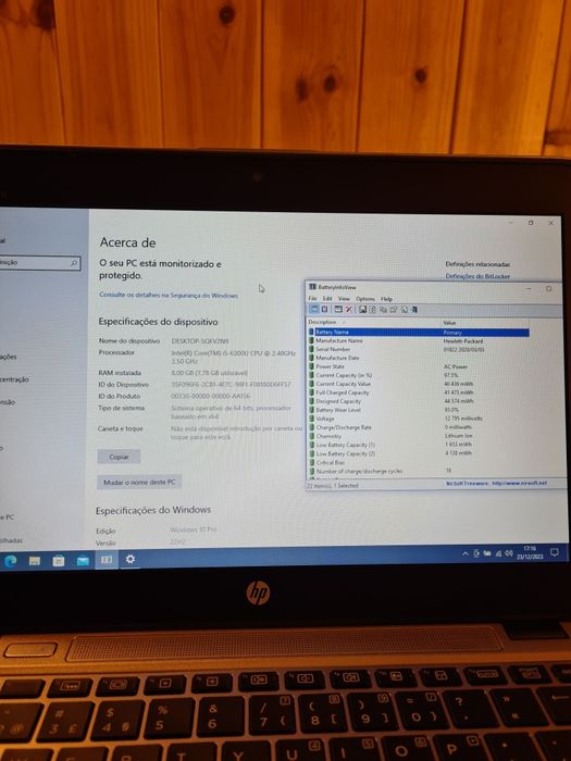 Portátil HP 820 G3