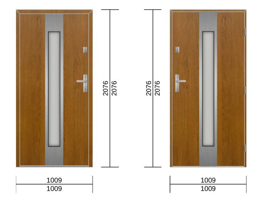 Drzwi zewnętrzne GERDA OPTIMA 60 w klasie RC2 - NOWE - Wyprzedaż