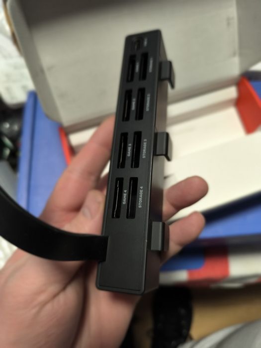 Unitek-Switch Game Card Reader com Controle Remoto Sem Fio, Controlado