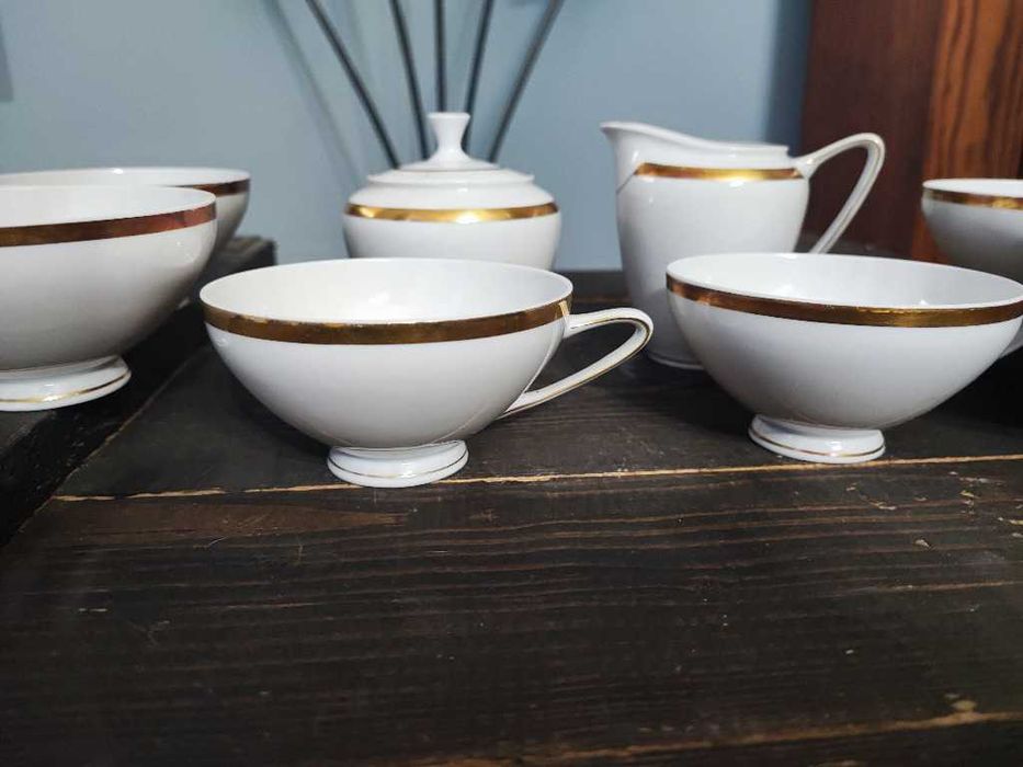 Filiżanki mlecznik cukierniczka Reichenbach